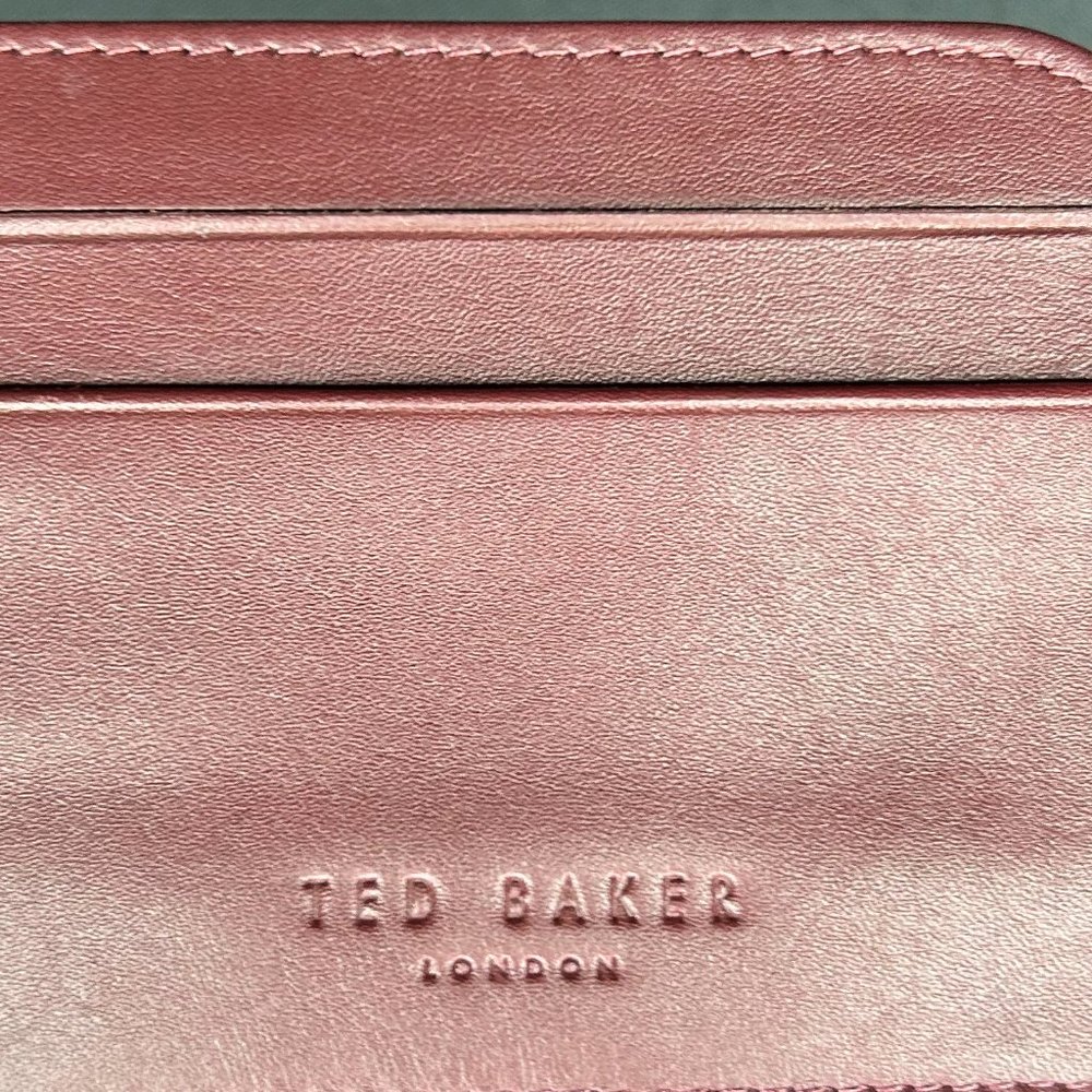 Ted Baker Ultra Slim Card holder / Wallet - Maroon